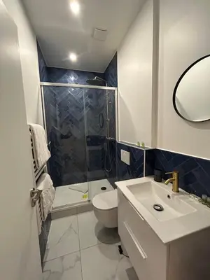 Salle de bains dans l'établissement Appartement cosy - Quartier Saint-Georges - 4P