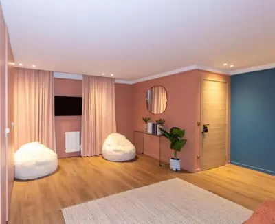 Télévision ou salle de divertissement dans l'établissement Apartment Center of Paris Bastille by Studio prestige