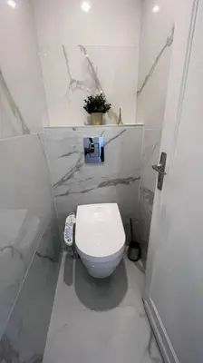 Salle de bains dans l'établissement Nice Apartment with amazing view of Paris + Parking