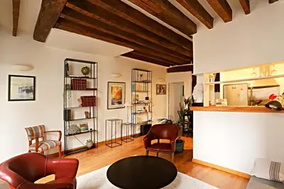 Cuisine ou kitchenette dans l'établissement Chic Flat Paris VI
