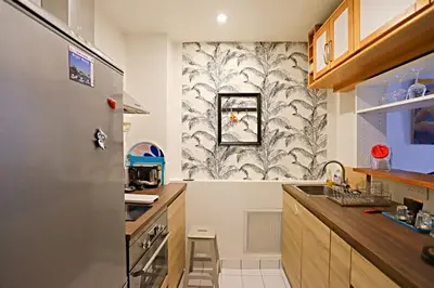 Cuisine ou kitchenette dans l'établissement Chic Flat Paris VI