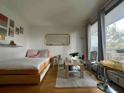 Coin salon dans l'établissement The coziest 1B&B near l'Etoile (Arc de Triomphe)