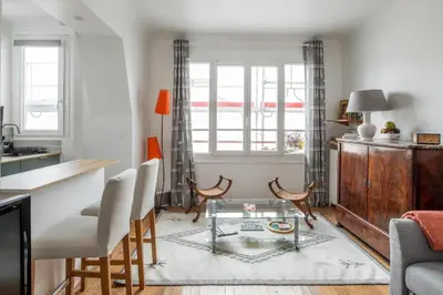 Coin salon dans l'établissement PARIS 6EME - Studio