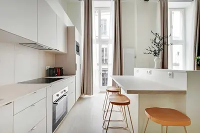 Cuisine ou kitchenette dans l'établissement Charming Apartment - 1BR-5P - Sentier