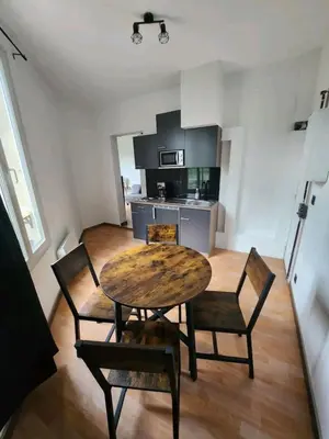 Cuisine ou kitchenette dans l'établissement Très beau 2 pièces à 400m de Paris