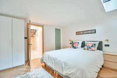 Un ou plusieurs lits dans un hébergement de l'établissement Duplex à Paris Saint-Ambroise