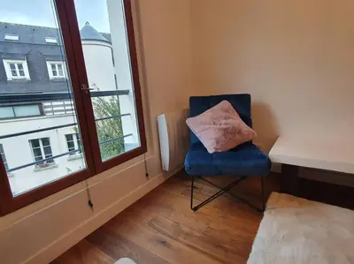 Coin salon dans l'établissement Love Week in Paris, 2 pièces hyper-centre parisien