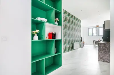 Cuisine ou kitchenette dans l'établissement Spacious apartments for 6 people #3