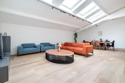 Coin salon dans l'établissement Chaleureux appartement pour 6pers #4