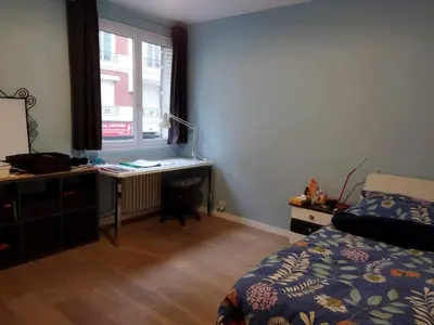 Un ou plusieurs lits dans un hébergement de l'établissement Paris Bécon