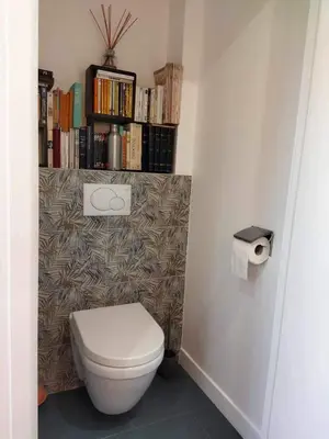 Salle de bains dans l'établissement Paris Bécon