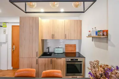 Cuisine ou kitchenette dans l'établissement Beverage & Food Paris spots
