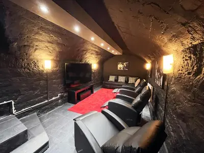 Coin salon dans l'établissement Urban Flat 172 - Pretty Flat Gaite Montparnasse Cinema