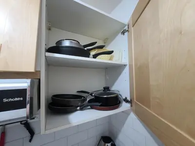 Cuisine ou kitchenette dans l'établissement Appartement Paris Centre - St Michel