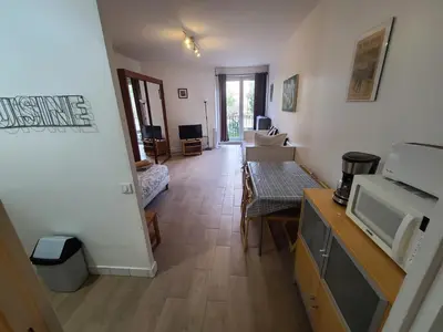 Cuisine ou kitchenette dans l'établissement Appartement Paris Centre - St Michel