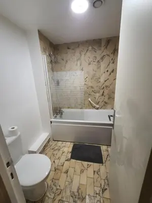 Salle de bains dans l'établissement Appartement Paris Centre - St Michel