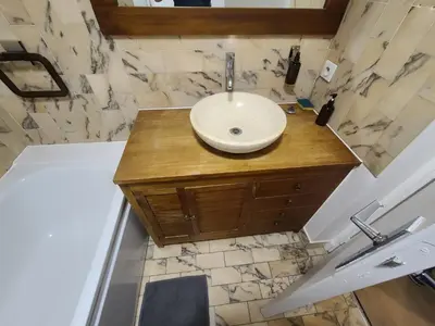 Salle de bains dans l'établissement Appartement Paris Centre - St Michel