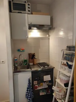 Cuisine ou kitchenette dans l'établissement Cozy Gateaway