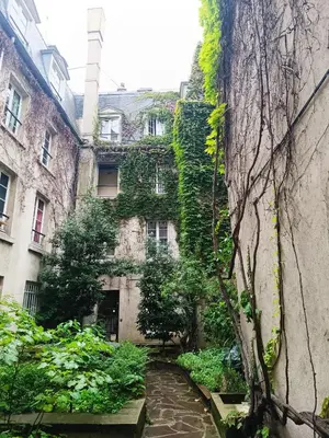 Jardin de l'établissement Saint-Germain Notre-Dame, rue des Anglais