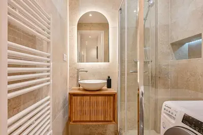 Salle de bains dans l'établissement Suite Eiffel- Perfect location