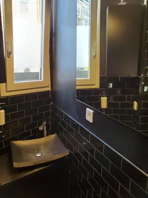 Salle de bains dans l'établissement Bel appartement à Clichy sur Seine