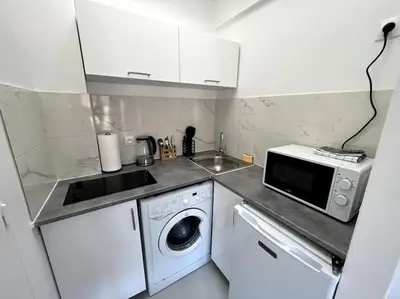 Cuisine ou kitchenette dans l'établissement Studio cozy proche Paris