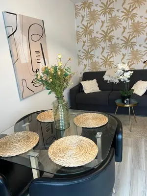 Coin salon dans l'établissement Paris Montmartre Sacre Coeur duplex