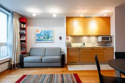 Cuisine ou kitchenette dans l'établissement Veeve - Eiffel Skies