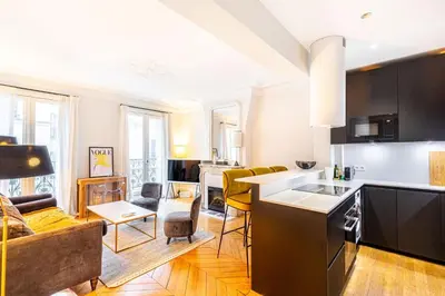 Cuisine ou kitchenette dans l'établissement GuestReady - Séjour de charme dans le 6ème
