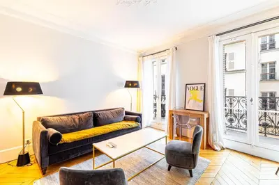 Coin salon dans l'établissement GuestReady - Séjour de charme dans le 6ème