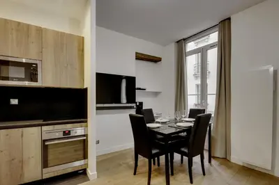 Cuisine ou kitchenette dans l'établissement mandar 14
