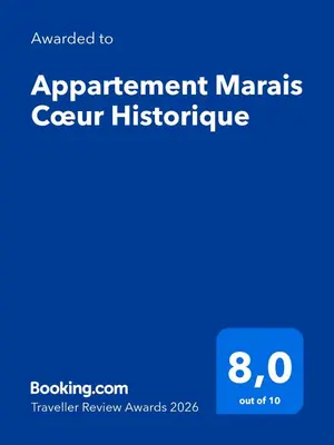 Plan de l'établissement Appartement Marais Cœur Historique