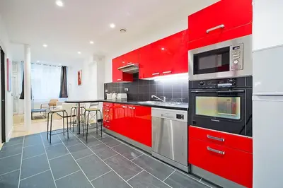 Cuisine ou kitchenette dans l'établissement Exceptionnel à Montmartre