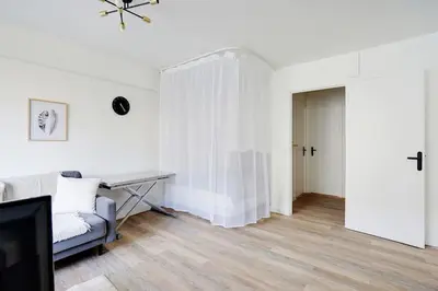 Un ou plusieurs lits dans un hébergement de l'établissement Appartement refait à neuf - Paris