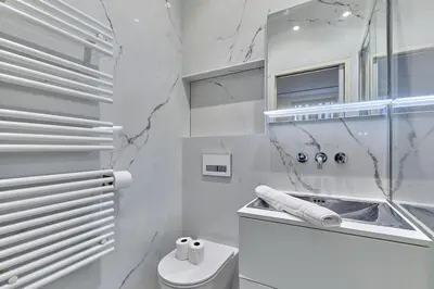 Salle de bains dans l'établissement Apartment Bastille Le Marais by Studio prestige