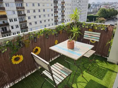Jardin de l'établissement Au jardin suspendu
