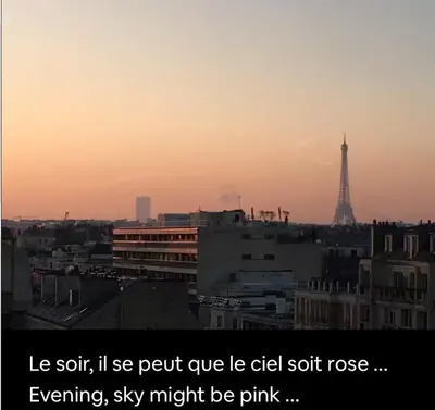 Vue générale sur Neuilly-sur-Seine ou vue de la ville depuis l'appartement