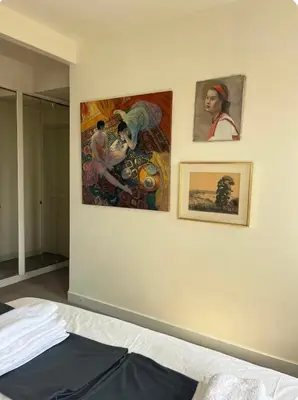 Un ou plusieurs lits dans un hébergement de l'établissement 2 bedrooms in the sky !