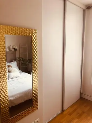 Un ou plusieurs lits dans un hébergement de l'établissement Apartment Trocadero/Eiffel Tower