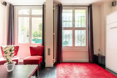 Coin salon dans l'établissement Studio sur les Quais de Seine