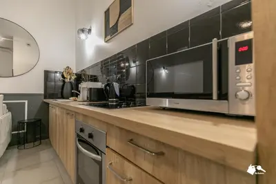 Cuisine ou kitchenette dans l'établissement MBA Luxury Appart - Tracy 2 - Proche du Musée du Louvre