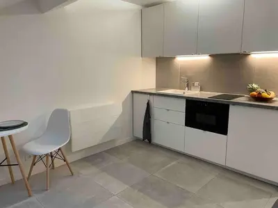 Cuisine ou kitchenette dans l'établissement Charming Studio In The Heart Of Paris