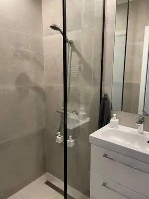 Salle de bains dans l'établissement Bright studio apartment in the heart of Paris