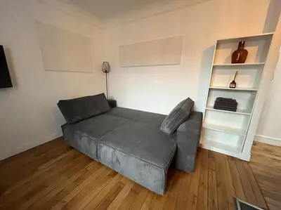 Coin salon dans l'établissement Central Typical Parisian Studio