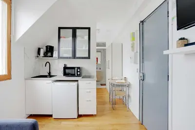 Cuisine ou kitchenette dans l'établissement Elegant studio - 2P - Chaillot