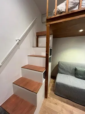 Coin salon dans l'établissement Charme Cosy au Cœur de Paris