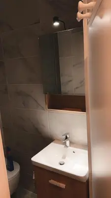 Salle de bains dans l'établissement Charme Cosy au Cœur de Paris