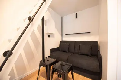 Coin salon dans l'établissement Lovely Nest in Paris