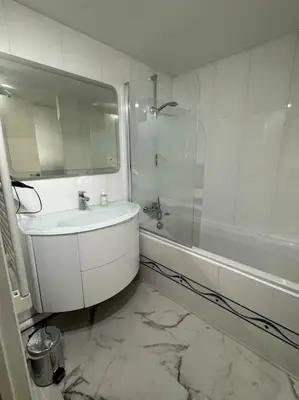 Salle de bains dans l'établissement Duplex près des Champs-Élysées