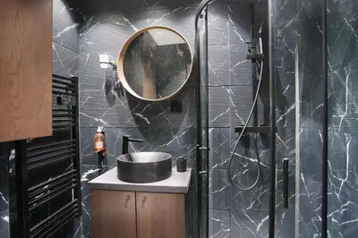 Salle de bains dans l'établissement Studio Sacré coeur by Studio prestige